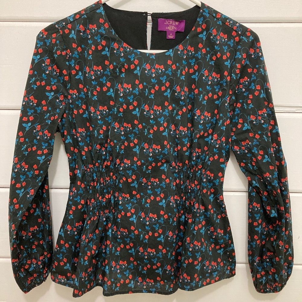 Jcrew Liberty Print Top